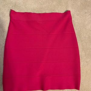 BCBG berry color bodycon skirt